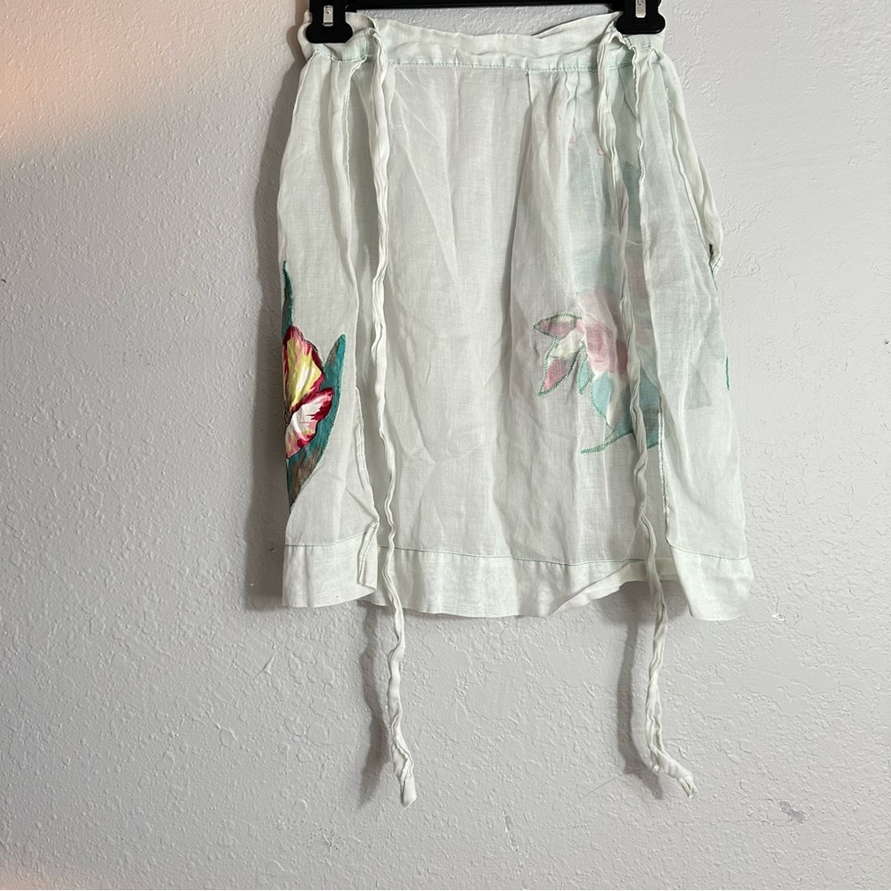 Vintage 50s Apron Skirt, Cottagecore, Coastal Grandma, OSFM - Picture 3 of 5